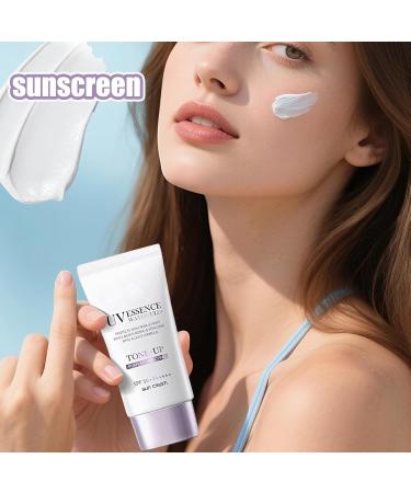  szaluyk Face Sunscreen Primer - Lightening 50ml Broad Spectrum Cream | Moisturizing Moisturizing Formula Sweat Resistant Lightweight | Sun Protection for Sports Hiking - Buy Online on GoSupps.com