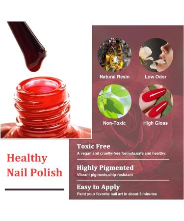 Ceboic Gel Nail Polish Set 6 Colors Classic Black White Sky Blue Long Lasting Glitter Soak Off Nail Gel Polish Quick Dry Nail Varnish Gifts Kit for Women Girls DIY Nail Art Manicure at Home 10ML Black White Set - Buy Online on GoSupps.com