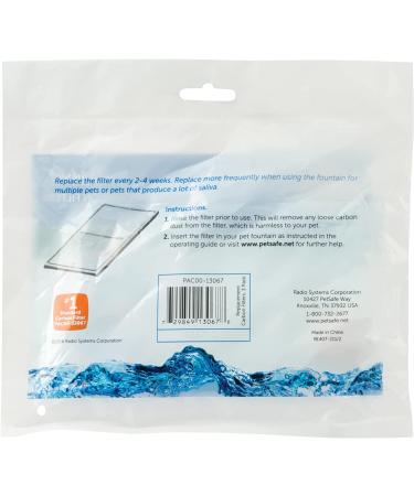PetSafe Drinkwell Dual Cell Carbon Filters - Fresh Filtered Water for Dog and Cat Water Fountains | 3-Pack, 6-Pack, 9-Pack, 12-Pack - Buy Online on GoSupps.com