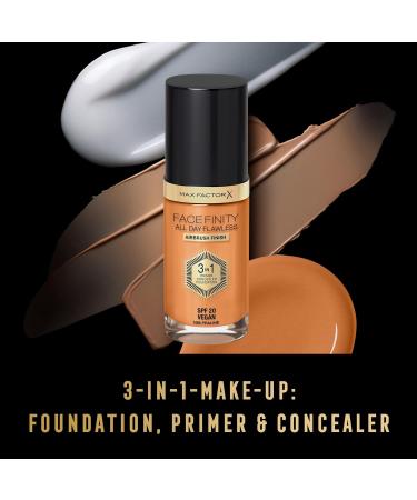 Max Factor Facefinity All Day Flawless 3 in 1 Foundation Golden 75 - Primer Concealer & Foundation (2 Pack 30 ml) for a Perfect Matte Finish - Buy Internationally - Buy Online on GoSupps.com
