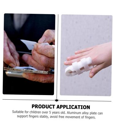 FRCOLOR Orthotics Thumb Brace - Fracture Splint Retainer & Mallet Splint Tool - Support Brace with Metal Strips - Black 11.5X8X1CM - International Shipping Available - Buy Online on GoSupps.com