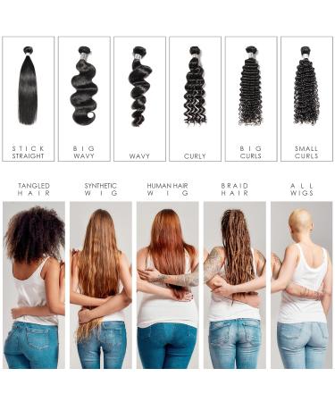 Premium Human Hair Wig Shampoo & Conditioner Set - 3 Pack for Silkiness Shine & Freshness | Prevent Dryness - 7 fl oz & Travel Size - Buy Online on GoSupps.com