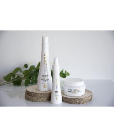 Heli's Gold Revitalize Shampoo - Nourish & Repair Dry Damaged Hair - Color Safe Paraben & Silicone Free - 10.1 Oz - International Shipping Available - Buy Online on GoSupps.com