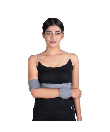 WC Shoulder Support Brace arm Slings Shoulder immobilizer, Youth Shoulder Brace- Shoulder stabilizer Compression Brace Rotator Cuff Surgery Sling, Left-Right arm Sling-Size4 (41-45) inches Size 4 (Pack of 1)