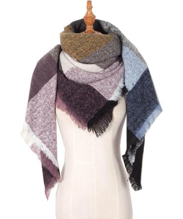 Elegant Ladies Triangular Cashmere Scarf - Luxurious Warm Wrap for Autumn | H-A - Buy Online on GoSupps.com