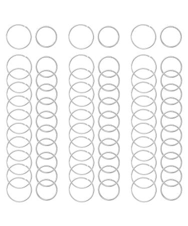 Nydotd 180 Pieces Hair Rings Braid Rings Hair Loop Clips Hair Hoops, Women Fashion Hip-Hop DIY Braid Rings Hair Clip Accessories for Dreadlocks (12mm+14mm, Silver) 12mm+14mm Silver - Buy Online on GoSupps.com