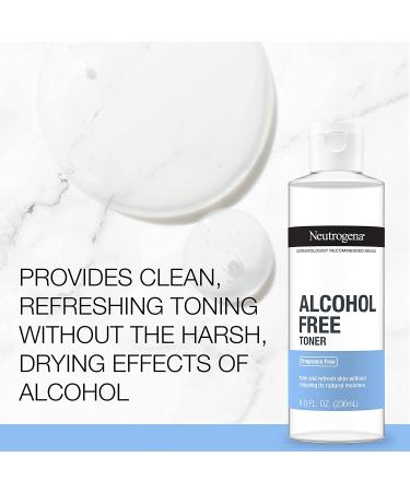 Neutrogena Alcohol-Free Gentle Daily Facial Toner - Fragrance-Free & Hypoallergenic - 8 fl. oz - Buy Online on GoSupps.com