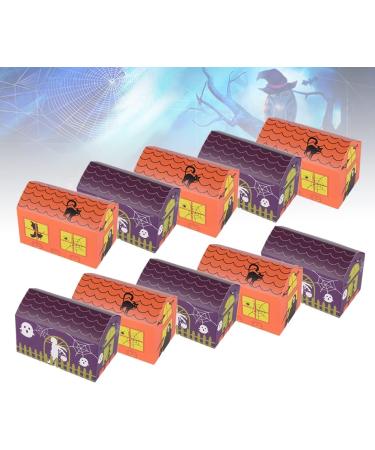 STOBAZA Cookie 10pcs Candy Treat Bags Halloween Sweet Treat Boxes Halloween Candy Bucket Candy Box Accessories - Buy Online on GoSupps.com