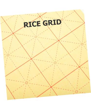 Lurrose 90 Sheets Grid Rice Paper Painting Paper Chinese Calligraphy Brush Writing Sumi Paper China - Buy Online on GoSupps.com