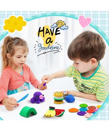 Kilpkonn Air Dry Clay Set - 24 Colors with Play Mat & Tools | Non-Toxic Modeling Clay for Kids | Ideal Arts & Crafts Gift - Buy Online on GoSupps.com