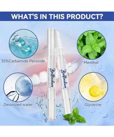 Teeth Whitening Pen (4 Pens) | Fast Results, No Sensitivity | Professional Tooth Whitening Gel Kit for Bright White Smile | Oral Care Stain Remover - Buy Online on GoSupps.com