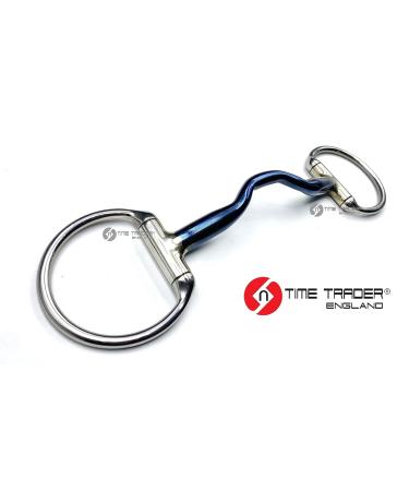 OTTE Ported Eggbutt Blue Sweet Iron Horse Bit Snaffle Port Mouthpiece (5.75") - Buy Online on GoSupps.com