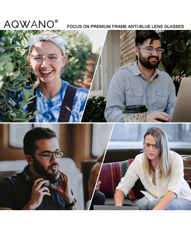 Blue Light Blocking Half Moon Frames Reading Glasses 2.75 4 Pack - Anti-Glare Computer Readers for Women Men - TR90 Lightweight Spring Hinge Semi-Rimless Design - 2.75x Magnification - Buy Online on GoSupps.com