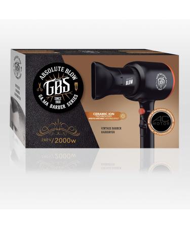 GAMA Italy Professional GBS Absolute Hair Dryer Ultracompact 2000W AC Motor Ceramic Coating for shiny frizzfree hair Black - Buy Online on GoSupps.com