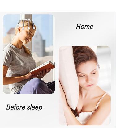 Buy Electrical Head Massage Device - LED Scalp Massager with 5 Vibration Modes for Ultimate Relaxation | International Shipping - Buy Online on GoSupps.com