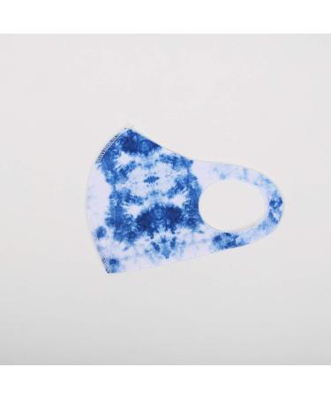 Bodico Tie-Dye Cotton/polyester Washable Face Mask for Adults Blue 1 Countmulti - Buy Online on GoSupps.com