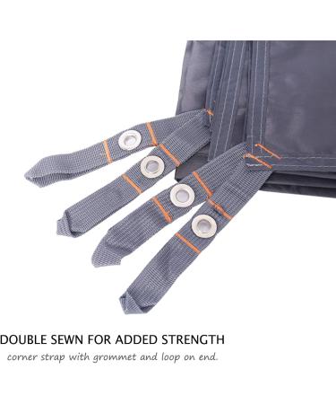 Tent Footprint Camping Tarp Waterproof - Ultralight Ground Mat for Picnic, Hiking - Grey 180x210cm - Buy Online on GoSupps.com