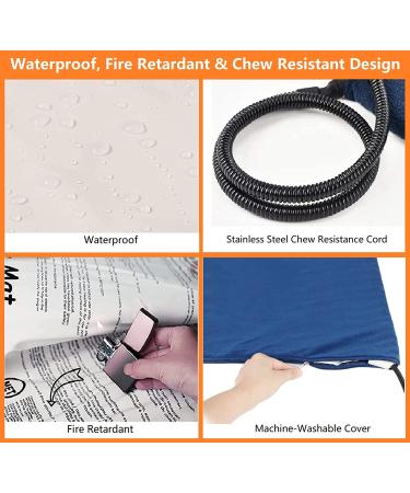 Electric Pet Heating Pad for Dogs and Cats - Indoor Warming Mat with Auto Power Off - Medium Size 22'' x 18 - Buy Online on GoSupps.com