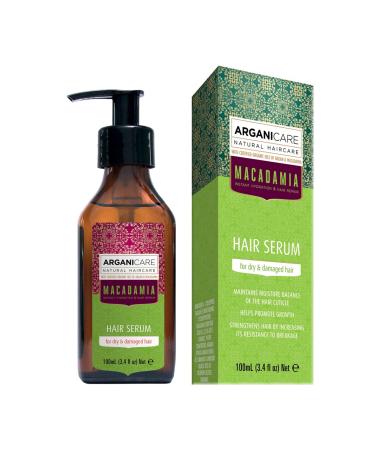 Arganicare | Macadamia Range | REPAIR SERUM | With Organic Macadamia Oil | Accelerates Growth | Strengthens & Provides Resistance Against Hair Loss | Dry, Damaged Hair | 100 mL