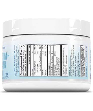 Colostrum Collagen Peptide Protein Powder Hydrolyzed HydroPeach Gut Health Skin & Immune Support | 1g Bovine Colostrum 2g Collagen Peptides 20mg Peach Ceramides Blend Unflavored 25 Servings No Sugar - Buy Online on GoSupps.com