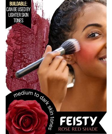 GEM.IN.EYE Cosmetics Blush & Bloom LOVE EDITION FEISTY 3D Silk Rose Blush on Powder - Buy Online on GoSupps.com