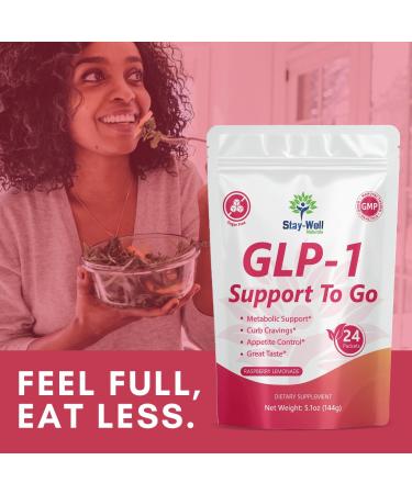 GLP-1 Supplement | Natural GLP-1 Production | GLP 1 Booster Drink Mix to Control Appetite and Cravings | Great Tasting Metabolic Support - Yerba Mate Garcinia Cambogia Berberine Raspberry Lemonade Raspberry Lemonade 24  - Buy Online on GoSupps.com