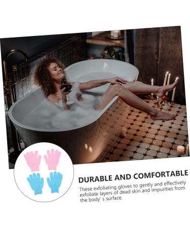 minkissy 6 Pairs Bath Scrub Gloves Shower Exfoliating Gloves Shower Dead Skin Exfoliator Shower Tools Bath Mitt Spa Gloves Dead Skin Remover Gloves Polyester Accessories Take a Bath - Buy Online on GoSupps.com