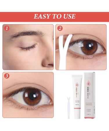 Neyeau Double Eyelid Styling Cream Double Eyelid Shaping Cream Long Lasting Waterproof Invisible Double-Fold Eyelid Cream with Y Stick Creating a Natural Double Eyelid Fold - Buy Online on GoSupps.com