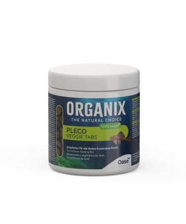 OASE ORGANIX Pleco Veggie Tabs 250 ML - Green Food for Bottom Feeders Aquarium Food for Herbivores