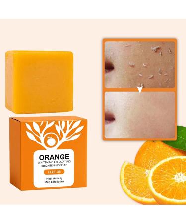 Natural Orange Peeling Gel & Soap Orange Exfoliating Brightening Soap Face and Body Exfoliating ScrubGel Deep Cleansing and Moisturizing - Buy Online on GoSupps.com