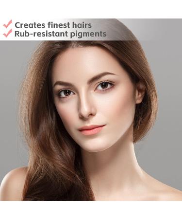 Waterproof Eyebrow Pencil with Triangular Tip & Dual-Sided Brush - Dark Brown | Shapes, Defines & Fills Brows for Natural Look - Buy Online on GoSupps.com