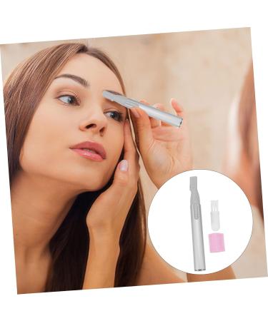 Balacoo Electric Eyebrow Trimmer Set | Women's & Men's Hair Removal Razor | Silver Manscape & Brow Shaper - Buy Online on GoSupps.com
