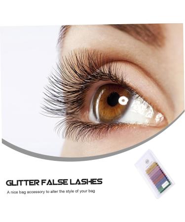Didiseaon 6 Pairs Glitter False Eyelashes Colored Performance Eyelashes Fake Eyelash Artificial Eyelashes Halloween Costumes Individual Lash Extensions Wispy Make up Fiber Clothing - Buy Online on GoSupps.com