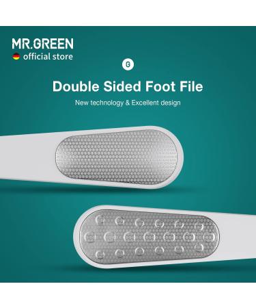MR.GREEN Double Sided Foot Rasps Professional Stainless Steel Pedicure Tool for Hard Skin and Calluses Foot File Pedicure Foot Care Tool(Orange) - Buy Online on GoSupps.com