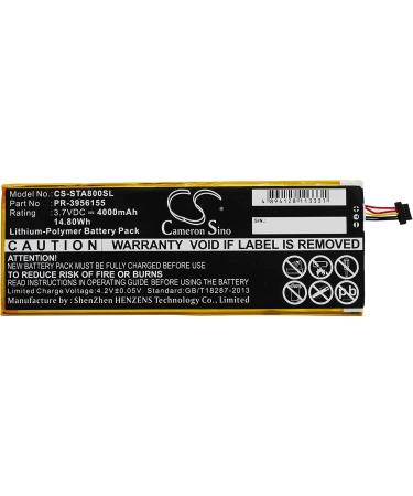 SOBOUR Battery Replacement for Insignia PR-3956155 Flex 8 & NS-15AT08 - Reliable & Long-lasting Power Solutions - Buy Online on GoSupps.com