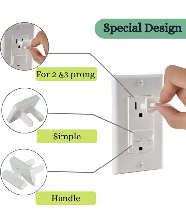 Bates- Outlet Covers  15 Pack  2 Prong Outlet Covers  Baby Proof Outlet Covers  Plug Covers for Electrical Outlets  Outlet Plug Covers  Plug Covers  Baby Outlet Covers  Child Safety Outlet Covers - Buy Online on GoSupps.com