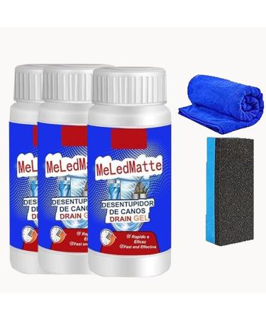 Distrainar Powerful Pipe Dredging Agent Complete Pipeline Dredge Agent Agent Tool For And Clogged Powder Sewer Dredge Agent (Color : 3pcs)