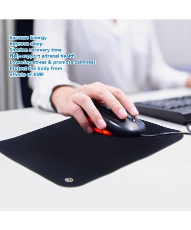 Portable Grounding Mouse Pad 16.4ft Cable Reduces Stress Easy-to-Clean PU Leather Enhances Sleep Quality & Eliminates Static - Buy Online on GoSupps.com