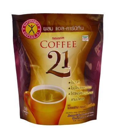 Naturegift Coffee 21 With Vitamins L-Carnitine Weight Loss Formula 10 Sachets - Buy Online on GoSupps.com