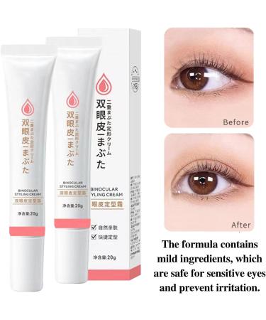 Double Eyelid Double Eyelid Shaping Cream Double Eyelid Styling Cream Long Lasting Invisible Double Eyelid Shaping Styling Cream Waterproof 2 Pieces - Buy Online on GoSupps.com
