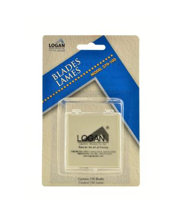 Logan Graphic Products Inc. Mat Cutter Replacement Blades 100-Pack (ANL270-100)