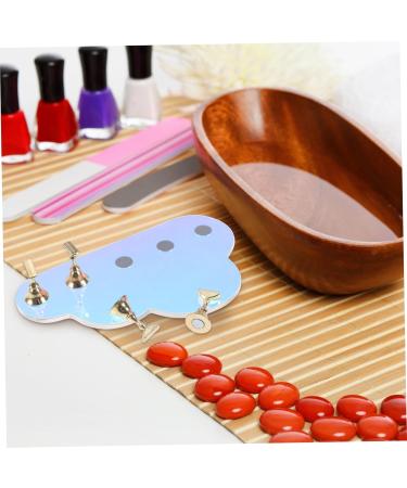 FOMIYES 1 Set Nail Tools Fake Nails Display Holder Nail Stand for Press on Nails Press on Nails Display Holder Press on Nails Stand with Base Nail Display Stand Acrylic Aurora Symphony - Buy Online on GoSupps.com