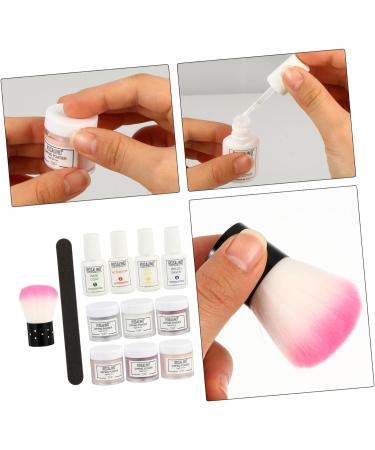 OHPHCALL 12pcs Nail Dipping Powder Nail Art Supplies Nail Gel Polish Nail Supplies Diy Nail Powder Manicure Supplies False Nail Powder Diy Nail Art Design Environmental Protection Pet Flash 3x3cm As Shown 1 - Buy Online on GoSupps.com