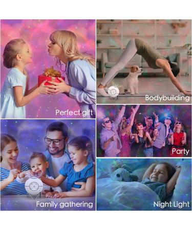 iBell Galaxy Projector 360 Rotation Starry Night Light with White Noises - Bedroom Sensory Lights for Kids & Adults - Timer & Gifts Room Decor - Buy Online on GoSupps.com