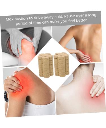 Buy Gatuida 60 STK Moxa Cake Moxibustion Care Tool & Chinese Acupuncture Mugwort Flower Shape for Hyperthermia Massage International Shipping Available - Buy Online on GoSupps.com