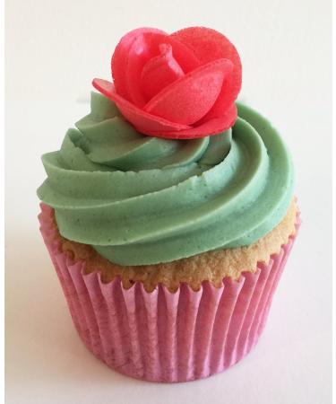 12 Red Roses- Beautiful Edible 3d Wafer Cake Decorations