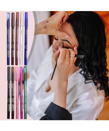 Crayon Eyeliner Waterproof | Eyeliner R sistant la Tenue Impeccable 10 Pi ces Stylos Fard Paupi res Longue Tenue Portable pour Femmes Amateurs de Beaut Voyage Rencontres F te Mariage - Buy Online on GoSupps.com