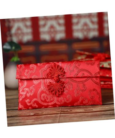Ciieeo 12 Pcs Buckle Fabric Red Envelope Fortune Red Envelopes Chinese Knot Red Envelopes Chinese Red Envelope Spring Festival Lucky Money Envelope Chinese Envelopes Pocket Storage Bags - Buy Online on GoSupps.com