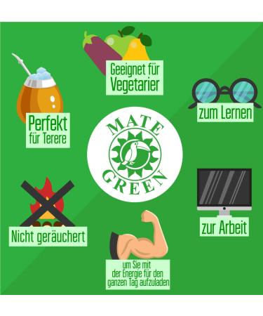 Organic Yerba Mate Green Bio 400g - Natural Energy Booster & Caffeine-Rich Tea with Fruits | Premium Quality Mate Tea - Buy Online on GoSupps.com