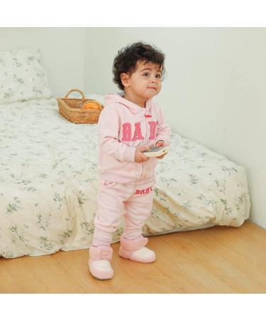 MASOCIO Baby Sheep Booties - Infant Soft Sole Warm Boots (Pink, 0-6 Months) - Buy Online on GoSupps.com